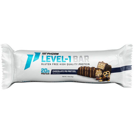 1st Phorm Level-1 High Quality Protein Bar Chocolate PB Pretzel view 4