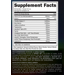 Supplement Facts label for Bucked Up Woke AF Pre-Workout Dragon Fruit