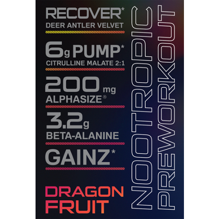 Woke AF Pre-Workout Dragon Fruit view 5