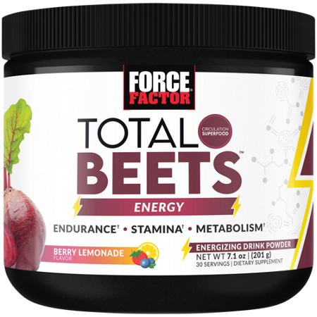 Force Factor Total Beets Energy powder front