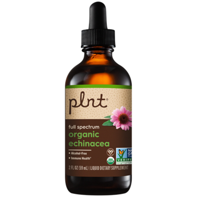 Organic Liquid Echinacea – Full Spectrum – Supports Immune Health – Alcohol-Free (2 fl. oz.)
