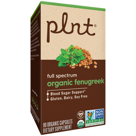 plnt Organic Fenugreek Blood Sugar Support box view 7