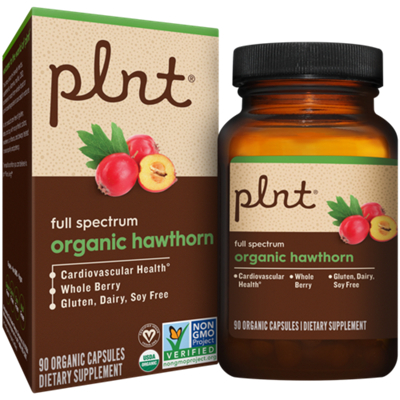 Organic Hawthorn – Full Spectrum – Supports Cardiovascular Health (90 Organic Capsules)