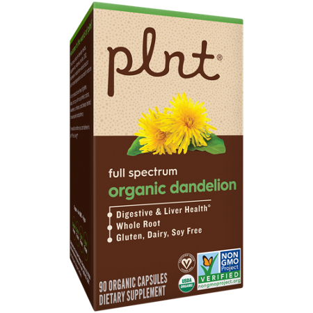 plnt Organic Dandelion for Digestive and Liver Health box view 7