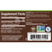 Supplement Facts label for plnt American Ginseng Vegetarian Capsules 400 MG