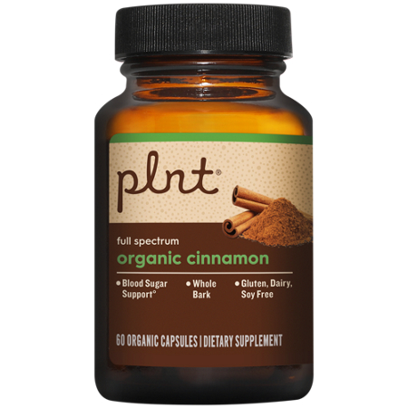 plnt Organic Cinnamon capsules Blood Sugar Support view 4