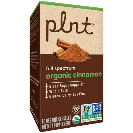 plnt Organic Cinnamon Blood Sugar Support box view 7