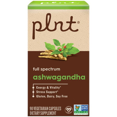 plnt Ashwagandha Full Spectrum Stress Support box view 6
