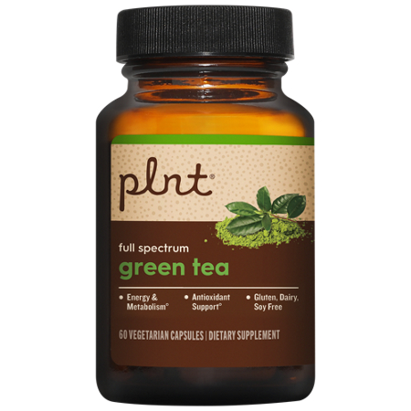 plnt Green Tea Full Spectrum Energy Support capsules view 4