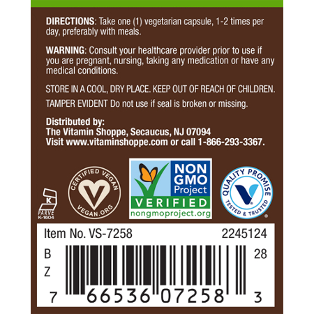 Directions for plnt Green Tea Full Spectrum Energy Support vegetarian capsules