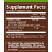 plnt Turmeric Supplement Facts Label, 450mg Capsules