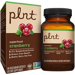 plnt Cranberry Superfood Vegetarian Capsules bottle and box front