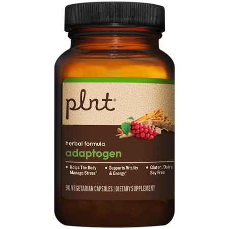plnt Adaptogen Herbal Formula Vegetarian Capsules view 4