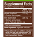 Supplement Facts label for plnt Holy Basil Vegetarian Capsules