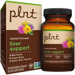 plnt Liver Support Herbal Formula Vegetarian Capsules box and bottle front