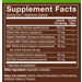 Liver Support Herbal Formula label with Milk Thistle