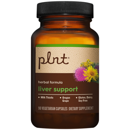 plnt Liver Support Herbal Formula capsules view 4
