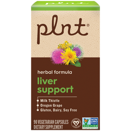 plnt Liver Support Herbal Formula with Milk Thistle and Oregon Grape view 6