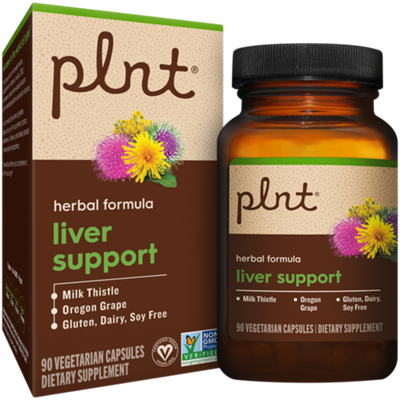 Liver Support – Herbal Formula with Milk Thistle & Oregon Grape (90 Vegetarian Capsules)