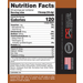 Bucked Up Protein Powder Supplement Facts Label