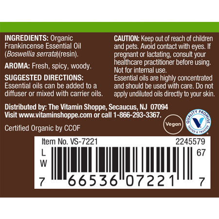 plnt Organic Frankincense 100% Pure Essential Oil Directions