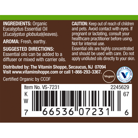 plnt Organic Eucalyptus Pure Essential Oil Directions