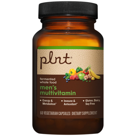 plnt Fermented Whole Food Men's Multivitamin vegetarian capsules view 4
