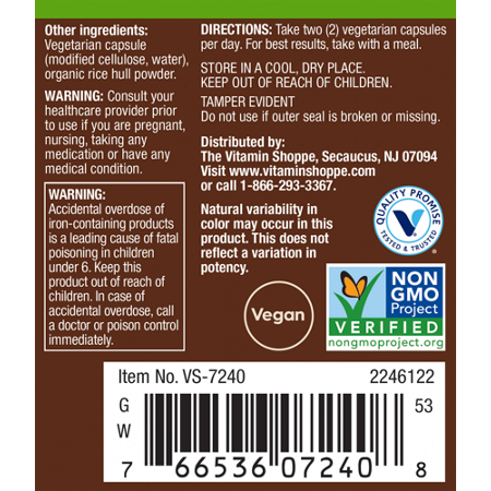 Directions for The Vitamin Shoppe plnt Fermented Whole Food Mens Multivitamin