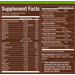 Supplement Facts label for plnt Fermented Whole Food Men's 50+ Multivitamin