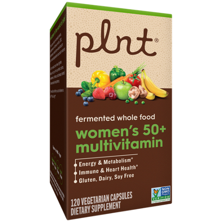 plnt Fermented Whole Food Women's 50+ Multivitamin box view 7