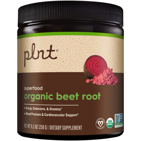 plnt Organic Beet Root Powder jar front
