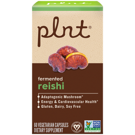 plnt Fermented Reishi Adaptogenic Mushroom Energy Cardiovascular box view 6