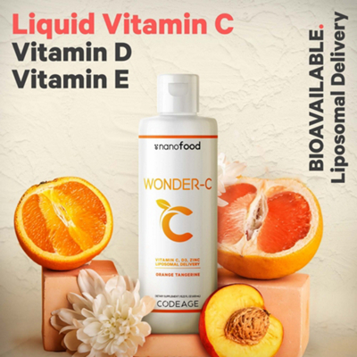 Wonder-C Liposomal with Vitamin C, D3 & Zinc - Orange