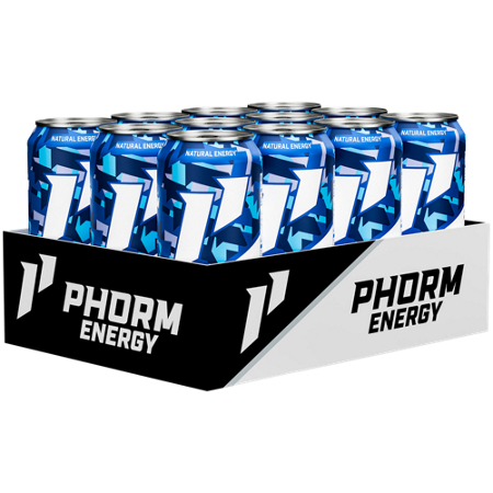 1st Phorm Energy Drink Blue Raspberry cans view 4