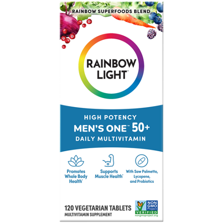 Rainbow Light Mens One 50 Plus Daily Multivitamin tablets view 2