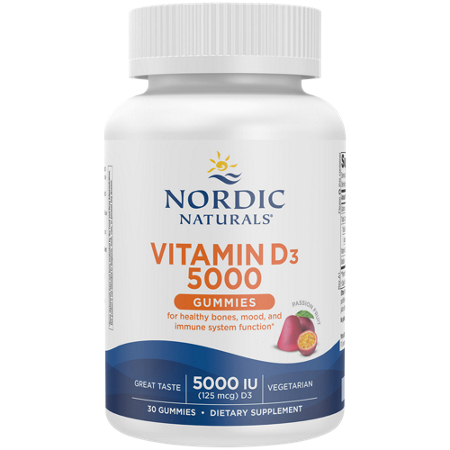 Nordic Naturals Vitamin D3 5000 Gummies bottle front