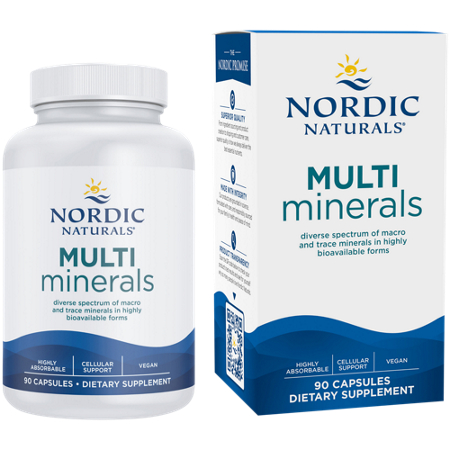 Nordic Naturals Multi Minerals bottle and box front