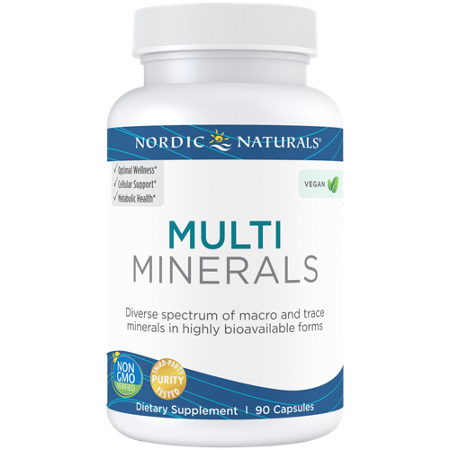 Nordic Naturals Multi Minerals for Optimal Wellness capsules vegan view 2
