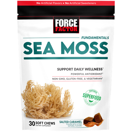 Force Factor Sea Moss Chews bag front