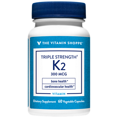 Triple Strength Vitamin K2 – Bone Health – 300 MCG (60 Vegetable Capsules)