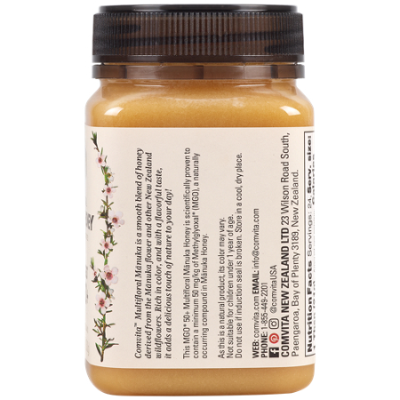 Multifloral Manuka Honey Raw Wild Unpasteurized MGO 50 honey view 4