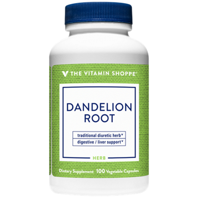 Dandelion Root – Diuretic Herb for Digestive & Liver Support (100 Vegetable Capsules)