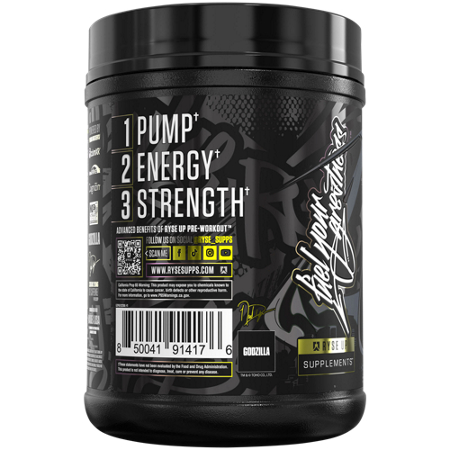 Ryse Godzilla Pre-Workout Blackberry Lemonade 26 Oz view 4