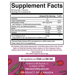MaryRuth's Biotin Gummies Supplement Facts Label