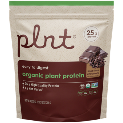 Organic Plant Protein Powder – Chocolate – 2.65 lbs./30 Servings