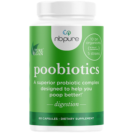 NB Pure Poobiotics Probiotic Complex bottle front