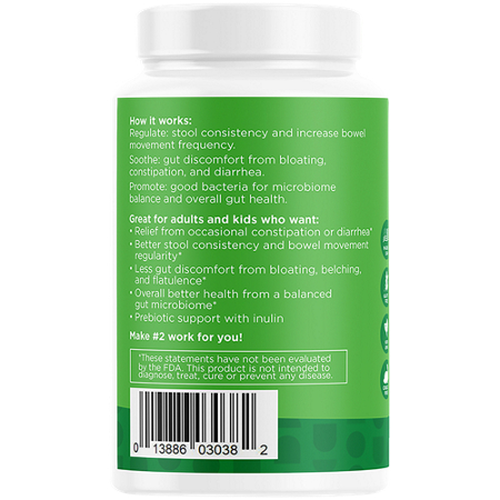 NB Pure Poobiotics Probiotic Complex for Digestion bottle back