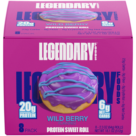 Legendary Foods Protein Sweet Roll Wild Berry box view 4