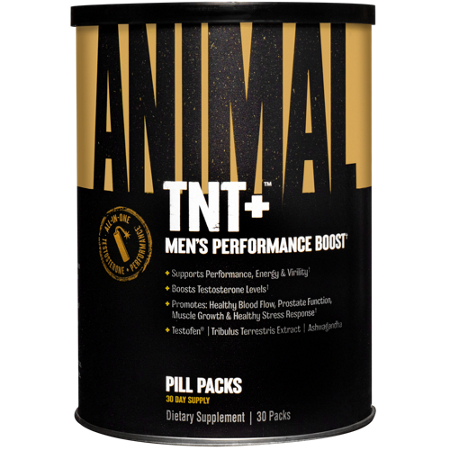 Animal TNT Plus Men’s Performance Boost pill packs front