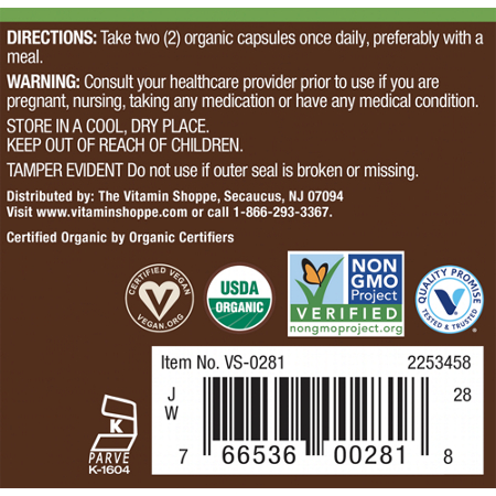 Directions for plnt Organic Brain Support